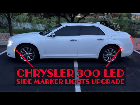 Видео: Модернизация светодиодных габаритных огней с дымчатыми линзами для Chrysler 300 @AUXITOLED