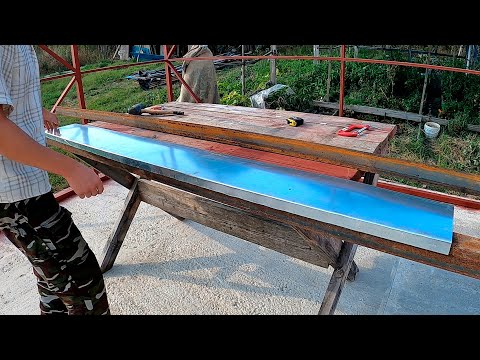 Видео: Как согнуть металл (оцинковку) без листогиба с помощью 2-х уголков.