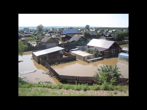 Видео: Наводнение в  Нижнеудинске июнь 2019г. Часть 2, река отступает 28 июня 2019г.