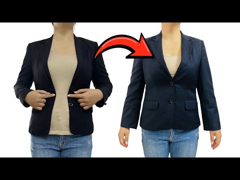 Видео: S👉 L: Секрет увеличения размера куртки с S до L (+15 см)