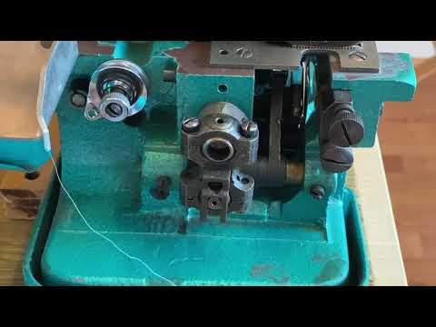 Видео: Оверлок Yamata GN1-2D подготовка к работе