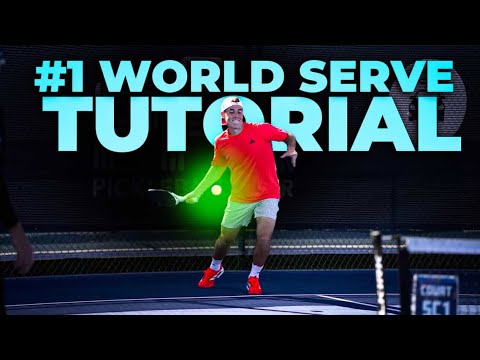 Видео: Федерико Стаксруд учит, как подавать в Пиклболе!