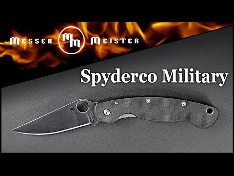 Видео: Spyderco Military - необычный тактический нож