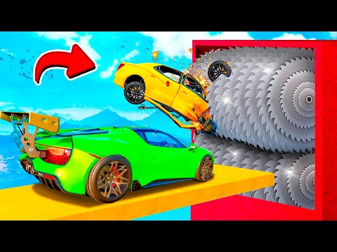 Видео: СМОЖЕТ ЛИ ЧИТ ТАЧКА ПРОЕХАТЬ ПИЛЫ В ГТА 5 МОДЫ ! СКОРТИ GTA 5 ONLINE