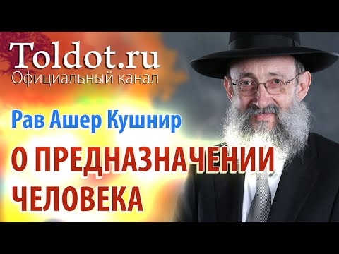 Видео: Рав Ашер Кушнир. О предназначении человека. ДЕРЕХ АШЕМ 36