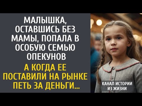 Видео: Малышка, оставшись без мамы, попала в семью опекунов… А когда ее поставили на рынке петь за день