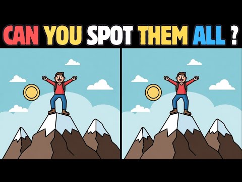Видео: Найдите отличия — с каждым разом становится всё сложнее! ⚡🔥 #336