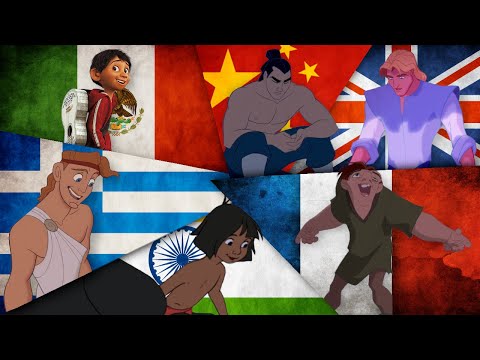 Видео: Как бы звучали Диснеевские геро́и на их родном языке