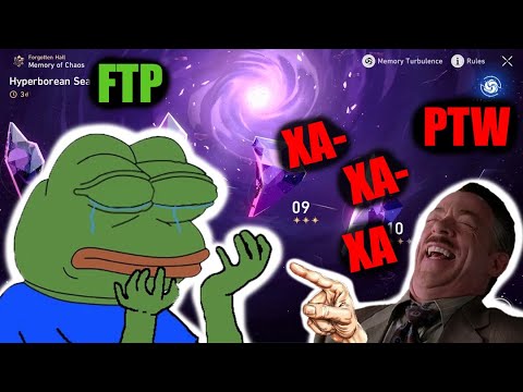 Видео: Бедный FreeToPlay пытается пройти новое зеркало / Honkai: Star Rail / MoC 10, 11, 12 ftp 3.3