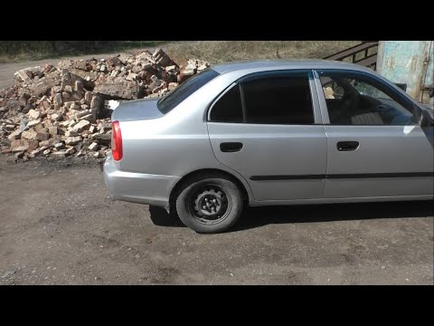 Видео: Hyundai Accent подготовка и покраска порогов и задних крыльев, окончательная сборка