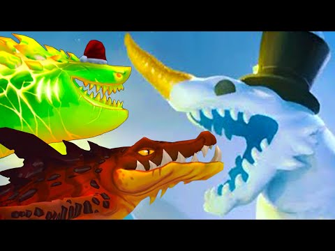 Видео: Радиоктивная Макмакула и Огнезавр Лорд Кусака #17 Hungry Shark Evolution с Кидом на Крутилкины
