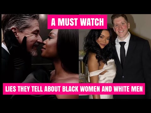 Видео: Только пожилые и разведенные белые мужчины встречаются и женятся на чернокожих женщинах ⁉️ Смотри...