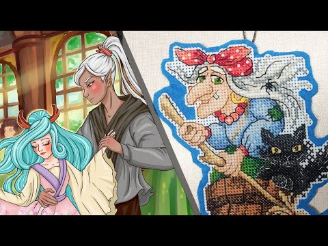 Видео: Акварельно - рукодельный дневник / Вышивка / 112