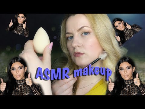 Видео: АСМР 💄МАКИЯЖ для Ким Кардашьян в салоне у Афродиты  Ролевая игра/асмр юмор