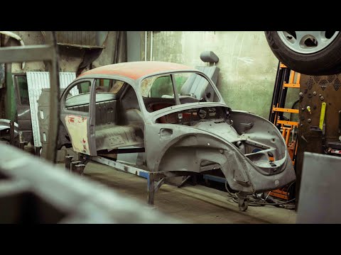 Видео: Что с кузовом жука? Начинаем реставрацию кузова спортлото