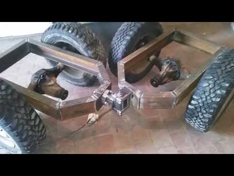 Видео: Минитрактор -рама,ходовая часть