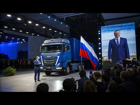 Видео: Новый КАМАЗ «Континент-E» 2027 — Электрический Монстр на Дороге! 😱🔥