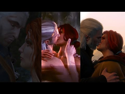 Видео: Ведьмак 1,2,3 Геральт И Трисс (Трилогия Ведьмака)(Полная Версия)