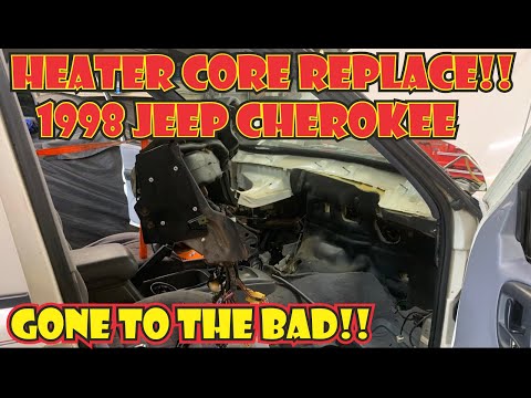 Видео: Замена радиатора отопителя Jeep Grand Cherokee 1998 года