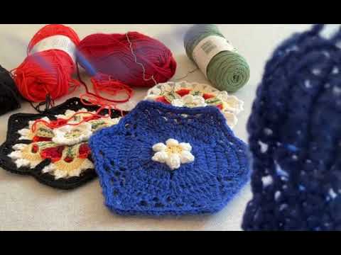 Видео: Потрясающий плед-Цветы Фриды 1часть#crochet пледкрючком#fridasflowers #вязаниедлядуши 