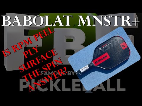 Видео: Обзор ракетки Babolat MNSTR+ Pickleball
