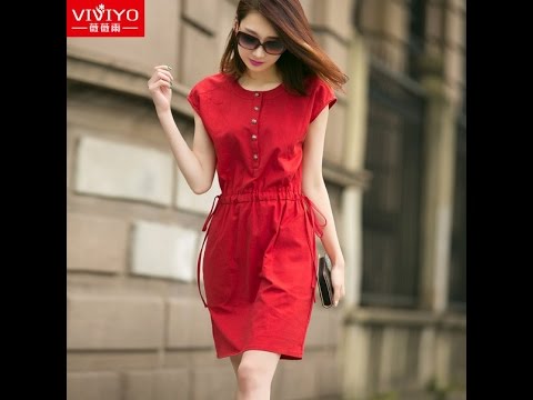 Видео: Платье прямое с кулиской.