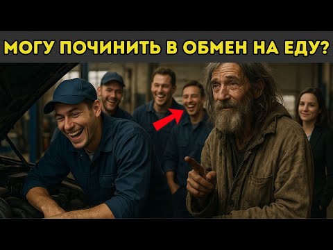 Видео: «МОГУ ПОЧИНИТЬ В ОБМЕН НА ЕДУ?» – ОНИ СМЕЯЛИСЬ, НЕ ПОДОЗРЕВАЯ, КЕМ ОН НА САМОМ ДЕЛЕ БЫЛ!