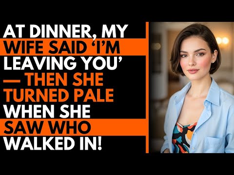 Видео: За ужином моя жена сказала: «Я ухожу от тебя». А потом побледнела, увидев, кто вошел. #измена