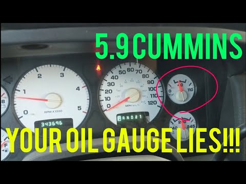 Видео: Ваш указатель уровня масла Cummins 03-07 5.9 ВРЕТ вам!!!