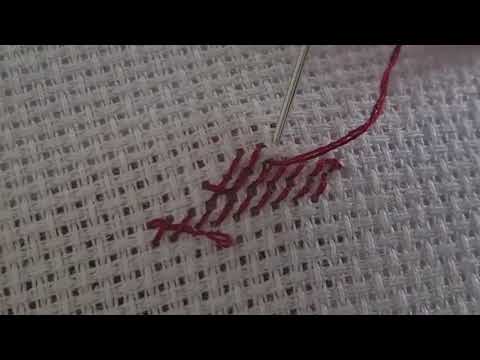 Видео: Техника вышивки идеальной изнанкой