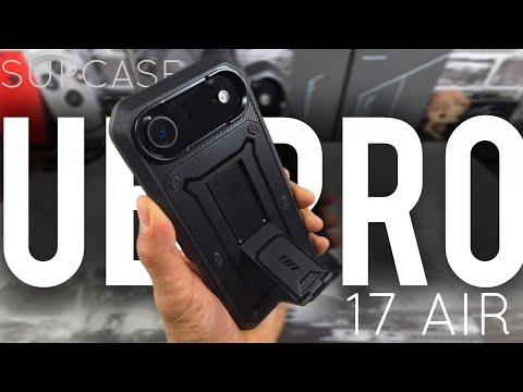 Видео: Прочный чехол Supcase UB PRO для iPhone 17 Air | с чехлом, защитой экрана и подставкой