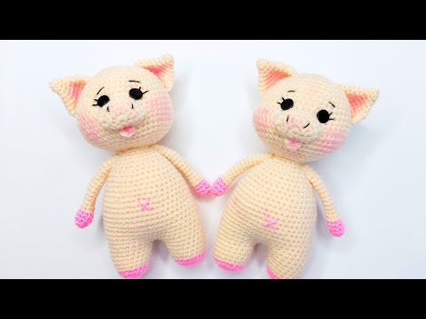 Видео: 🌸Как связать милых поросят крючком за час🌸 #amigurumi #crochetpatterntutorial