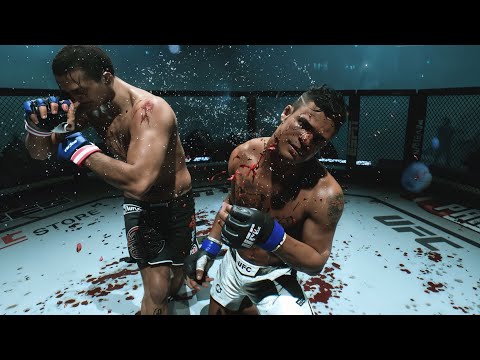 Видео: UFC 5 (4K 60FPS) Подборка брутальных нокаутов и нокдаунов №50