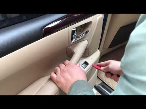 Видео: Как снять заднюю дверную обшивку лексус 570