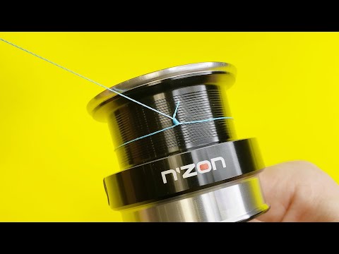 Видео: Ты должен знать этот рыбацкий узел, как привязать леску к катушке. 4k video