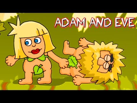 Видео: Адам и Ева ЧАСТЬ 1 Очень быстрое полное прохождение игры / летсплей мультяшное видео