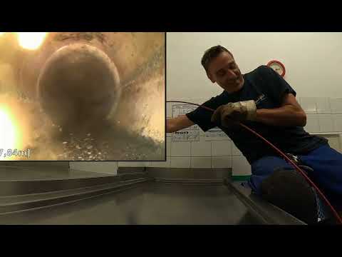 Видео: Kempinger 305. Vol. II.Очистка жиропровода от столовой до жироуловителя