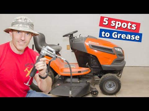 Видео: Где смазывать газонокосилку Husqvarna