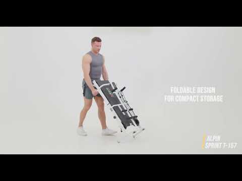 Видео: Беговая дорожка Alpin Sprint T-157