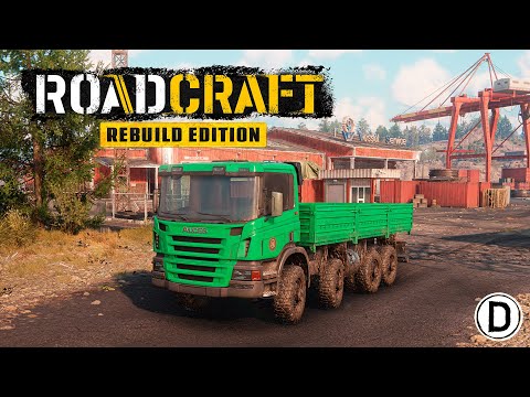 Видео: Запускаем бетонный завод - Карта Загрязнение - RoadCraft - Rebuild Expansion