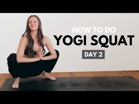 Видео: РАСТЯЖКА ДЛЯ ПРИСЕДАНИЙ ЙОГИ | 7-дневная серия упражнений на растяжку для начинающих