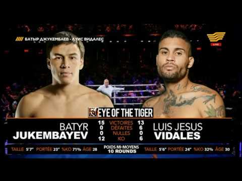 Видео: Батыр Джукембаев (Казахстан) - Луис Хесус Видалес (Мексика). Нокаут и полный бой