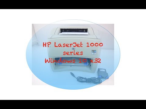 Видео: HP LaserJet 1000 series в 2023(Установка драйверов на Windows 10, только x32!)