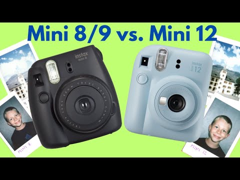 Видео: Instax Mini 12 против 8 или 9 — тест качества изображения