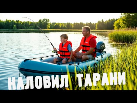 Видео: Рыбалка с СЫНОМ! Наловили ТАРАНИ, готовим рыбу на БЕРЕГУ!
