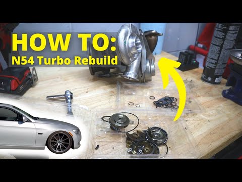 Видео: Снятие и переборка заводских турбин на моем 335i (как починить турбины N54!)