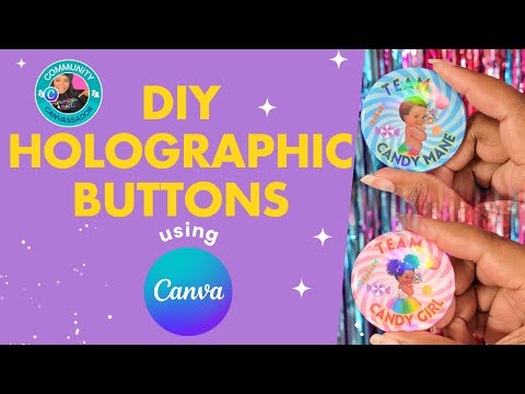Видео: Как создать собственные кнопки-пинбэки с помощью Canva | #canvassador #Canva