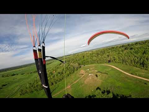 Видео: На параплане в Можайке 05.06.22 маленькое небо и много пилотов))