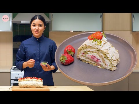 Видео: Рецепт Очень Вкусного Фисташкового Рулета