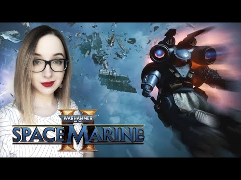 Видео: Опасный спуск Warhammer 40,000: Space Marine 2 №8